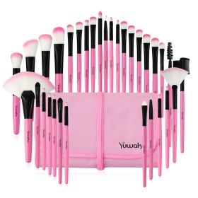 32 Pieces Professional Makeup Makeup Brush Kit with Makeup Bag