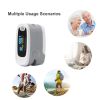 OLED Fingertip Pulse Oximeter Finger Blood Oxygen SpO2 PR Heart Rate Monitor,softbag,rope,batteries,FDA