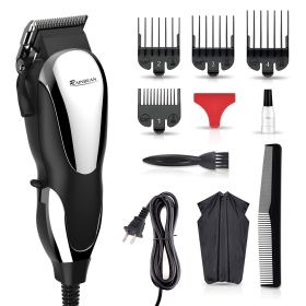 Professional Hair Clippers, Corded Hair Clippers for Men Kids, Strong Motor baber Salon Complete Hair and Beard, Clipping and Trimming Kit,Amazon Plat (Option: default)