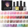 Limegirl Gel Nail Polish Kit Pink Glitter Pop Summer 40/24 Colors Semi-Permanent UV Led Gel Varnish Soak Nails